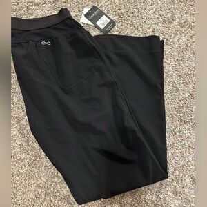 NWT Cherokee Black Women's Jogger-Style Scrub Pants